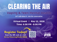 Clearing the Air Vaping and Teen Mental Health Virtual Event